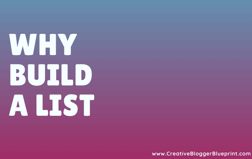 why build a list graphic